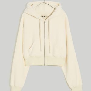 NWT Madewell MWL Sherpa full zip hoodie